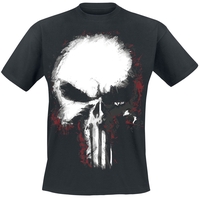 The Punisher - Shattered Skull - T-Shirt Manches courtes - Homme - noir