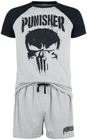 The Punisher - Skull - Pyjama - Homme - gris chiné