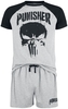 The Punisher - Skull - Pyjama - Homme - gris chiné
