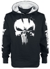 The Punisher - Skull - Sweat-shirt à capuche - Homme - noir