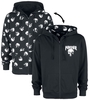 The Punisher - Skull - Sweat-shirt zippé à capuche - Homme - noir