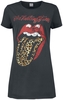 The Rolling Stones - Amplified Collection - Leopard Tongue - Robe courte - Femme - anthracite