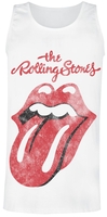 The Rolling Stones - Langue Classique - Débardeur - Homme - blanc
