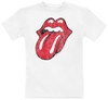 The Rolling Stones - Metal-Kids - Tongue - T-shirt - Unisexe - blanc