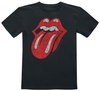 The Rolling Stones - Metal-Kids - Tongue - T-shirt - Unisexe - noir