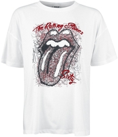 The Rolling Stones - Noisy May - Sixty - T-Shirt Manches courtes - Femme - blanc