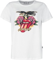 The Rolling Stones - Noisy May - Tattoo You Tongue - T-Shirt Manches courtes - Femme - blanc