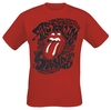 The Rolling Stones - Psychedelic Tongue - T-Shirt Manches courtes - Homme - rouge
