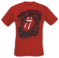 The Rolling Stones - Psychedelic Tongue - T-Shirt Manches courtes - Homme - rouge