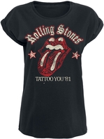 The Rolling Stones - Tattoo You 81 - T-Shirt Manches courtes - Femme - noir