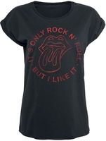 The Rolling Stones - Vintage Rock N Roll Tongue - T-Shirt Manches courtes - Femme - noir