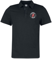 The Rolling Stones - Washed Slub Polo - Polo - Homme - noir