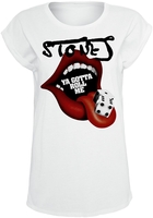 The Rolling Stones - Ya Gotta Roll Me - T-Shirt Manches courtes - Femme - blanc
