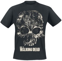 The Walking Dead - Skull - T-Shirt Manches courtes - Homme - noir