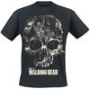 The Walking Dead - Skull - T-Shirt Manches courtes - Homme - noir
