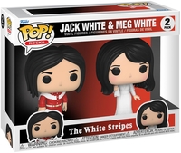 The White Stripes - Jack White & Meg White Rocks - 2 Pack Vinyl Figur - Funko Pop! - Unisexe - multicolor