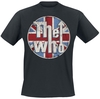 The Who - Distressed Union Jack - T-Shirt Manches courtes - Homme - noir