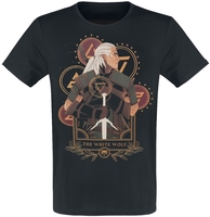 The Witcher - Geralt - T-Shirt Manches courtes - Homme - noir