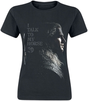 The Witcher - I Talk To My Horse - T-Shirt Manches courtes - Femme - noir