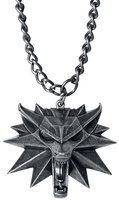 The Witcher - Médaillon Wild Hunt - Collier - Unisexe - couleur argent