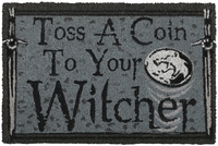 The Witcher - Toss A Coin - Paillasson - Unisexe - multicolore