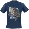 The Witcher - Unicorn Rides - T-Shirt Manches courtes - Homme - marine