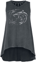 The Witcher - Wolf - Top - Femme - anthracite