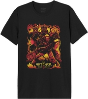 The Witcher 3 - Heroes and Monsters - T-Shirt Manches courtes - Homme - noir