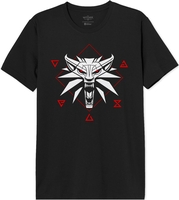 The Witcher 3 - Wolf Signs - T-Shirt Manches courtes - Homme - noir