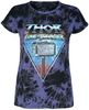 Thor - Love And Thunder - Mjölnir - T-Shirt Manches courtes - Femme - multicolore