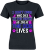 Tierisch - As Long As The Dog Lives - T-Shirt Manches courtes - Femme - noir