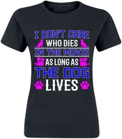 Tierisch - As Long As The Dog Lives - T-Shirt Manches courtes - Femme - noir