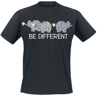 Tierisch - Be Different - T-Shirt Manches courtes - Homme - noir