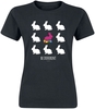 Tierisch - Be Different Bunny - T-Shirt Manches courtes - Femme - noir