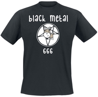 Tierisch - Black Metal 666 - T-Shirt Manches courtes - Homme - noir
