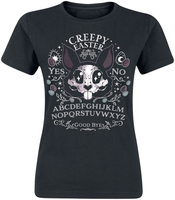 Tierisch - Creepy Easter - T-Shirt Manches courtes - Femme - noir