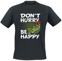 Tierisch - Don*t Hurry - Be Happy - T-Shirt Manches courtes - Homme - noir