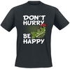Tierisch - Don*t Hurry - Be Happy - T-Shirt Manches courtes - Homme - noir