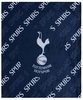 Tottenham Hotspur - Kuschelige Plüschdecke - Couverture - Unisexe - bleu blanc