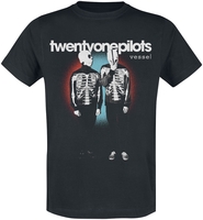 Twenty One Pilots - Skeleton Duo - T-Shirt Manches courtes - Homme - noir