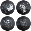 Twin Mirror - Line Art - Sous-verres - Unisexe - multicolor