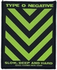 Type O Negative - Slow,  deep and hard - Patch - Unisexe - noir vert