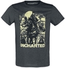 Uncharted - Cover Page - T-Shirt Manches courtes - Homme - gris chiné