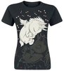 Unicorn - Dreaming Unicorns - T-Shirt Manches courtes - Femme - noir