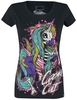 Unicorn - Internal Unicorn - T-Shirt Manches courtes - Femme - noir