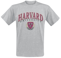 University - Harvard - Shield - T-Shirt Manches courtes - Homme - gris
