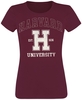 University - Harvard - T-Shirt Manches courtes - Femme - rouge