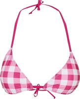 Urban Classics - Bikini À Carreaux - Bikini - Femme - rose blanc
