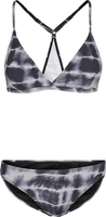 Urban Classics - Bikini Dos Triangle Tie Dye - Bikini - Femme - noir blanc