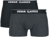 Urban Classics - Boxers - Lot De 2 - Lot de Boxers - Homme - noir anthracite